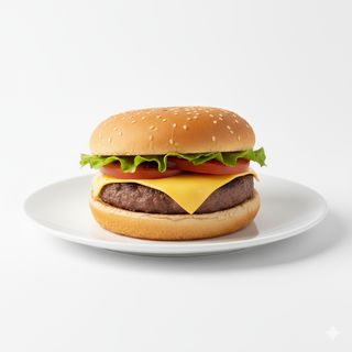 Hamburguesa Con Queso
