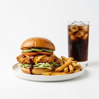 Hamburguesa Crujiente Barbacoa