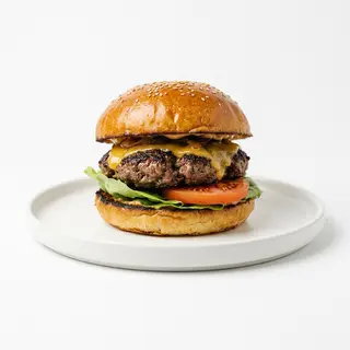 Hamburguesa de vaca madura
