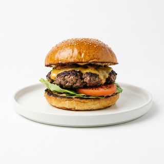 Hamburguesa de vaca madura
