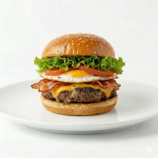 23- Hamburguesa Huevo Bacon