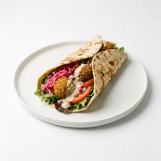 Piadina falafel