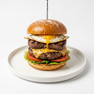 Hamburguesa Completa Con Lomo