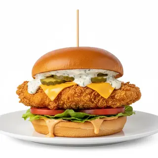 Hamburguesa De Pollo Crispy