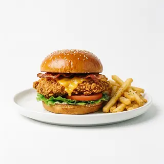 Hamburguesa Crispy Deluxe