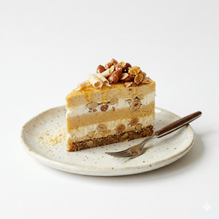 Minitarta artesana turrón