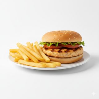 Menú Hamburguesa De Pollo