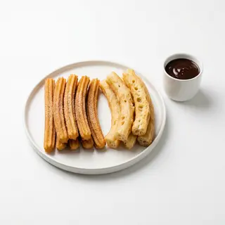 Chocolate (1 Lt.) + Churros (6 Uds.) + Porras (6 Uds.)