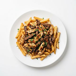 Combo Plato Patatas Con Carne