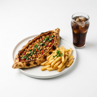 Combo Menú Pizza Turca De Pollo