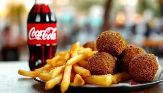 Plato Falafel + Bebida