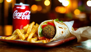 Menú Falafel Rollo