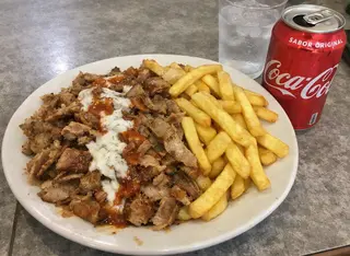 Plato Kebab + Refresco