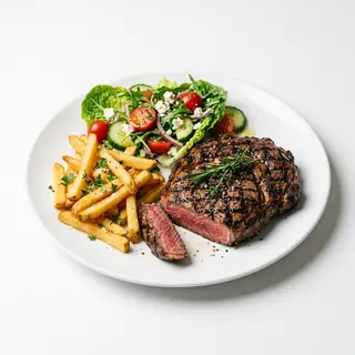 92-Entrecot, Ensalada Y Patatas