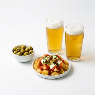 Tapas Olivas, Patatas Y 2 Cañas