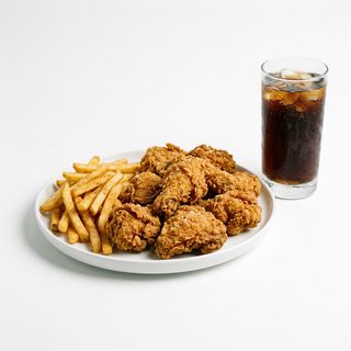 Menú Pollo Frito (12 Piezas)
