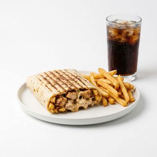Combo Taco De Pollo Kebab