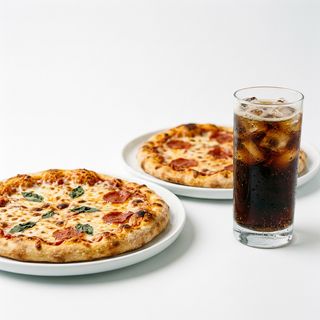 Combo 2 Pizzas Medianas Y Bebida