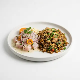 Dúo: Ceviche Con Chaufa