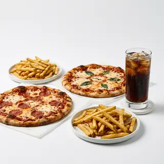 Menú 1: 2 Pizzas Medianas