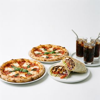 Menú 7. 2 Pizzas Grandes, 2 Durums O 2 Pita