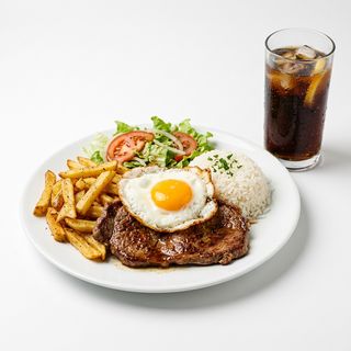 Bitoque de Vaca + Bebida