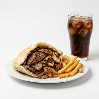 Combo Menú Pan Pita Solo Carne