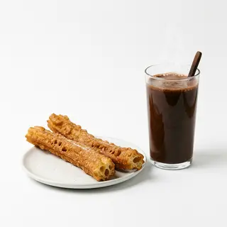 Vaso De Chocolate (250 Ml.) + Porras (2 Uds.)