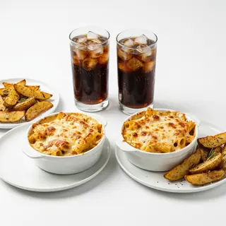 Menú De 2 Pastas Gratinadas para 2 personas
