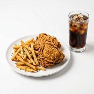 Menú 3 pz de pollo frito