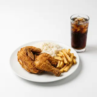 Menú Medio Pollo Broaster