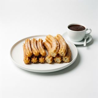 Chocolate (1 Lt.) + Churros (9 Uds.) + Porras (9 Uds.)