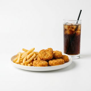 Menú Nuggets De Pollo (6 Uds.)