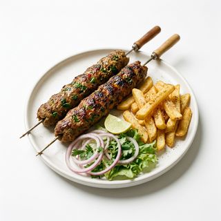 Combo Plato Seekh Kebab