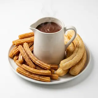 Chocolate (1 Lt.) + 24 Churros + 6 Porras