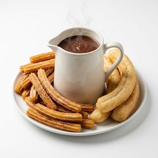 Chocolate (1 Lt.) + 24 Churros + 6 Porras