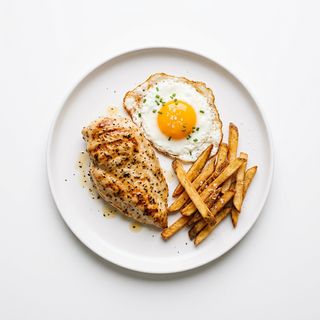 Filete De Pollo Con Huevo
