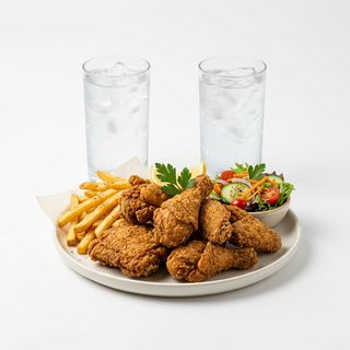 MENÚ DE POLLO FRITO (9ud)