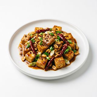 Menú De Tofu Picante Estilo Kung Pau