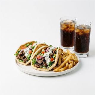 Menú Familiar 02 (3 Pitas O Durum Completos)