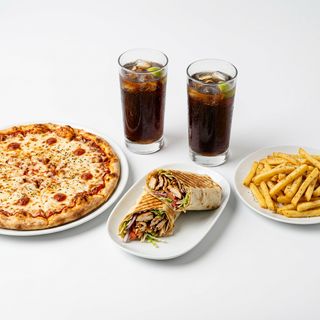 Menú Familiar 05 (Pizza Mediana + 2 Durum)