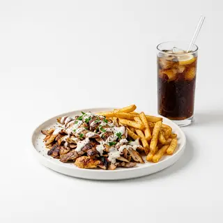 Menú Kebab Solo Carne Y Salsa