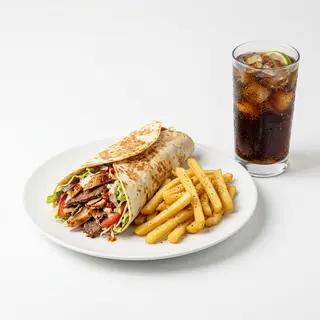 Menú Kebab Solo De Carne
