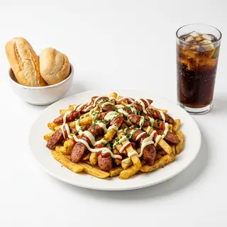 Menú Salchipapas Grande