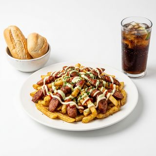 Menú Salchipapas Grande