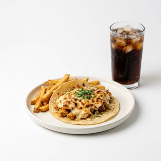 Menú Taco Gratinado De Pollo
