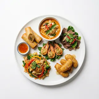 Menú Tailandés B (Para 2 Personas)