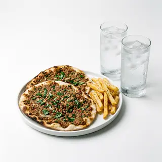 Menú pareja lahmacun