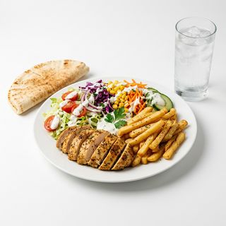 Menú plato de pollo