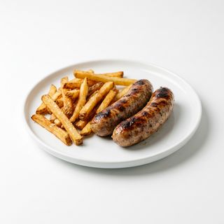 Menu salchicha inglesa